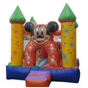 inflatable Mickey Mouse bouncer